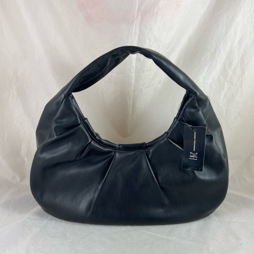 INC International Concept KJ Hobo Black Bag Women’s NWT